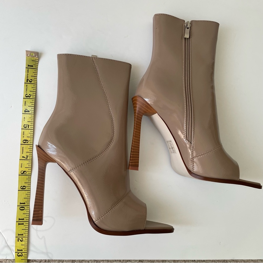 📦 MOVING SALE: BNIB - AZALEA WANG Peep Toe Boots - Size 8.5 (Bundle 5 for $30) - Picture 12 of 14
